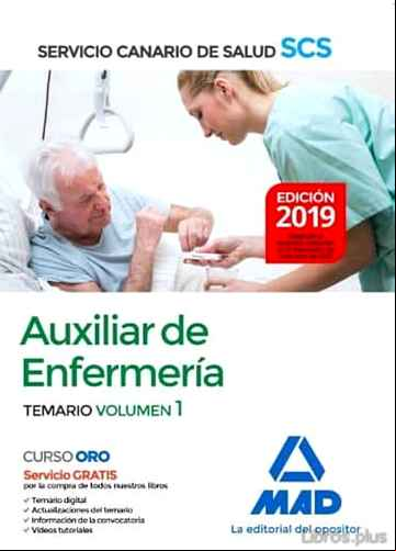 Descargar gratis ebook AUXILIAR DE ENFERMERÍA DEL SERVICIO CANARIO DE SALUD. TEMARIO VOL UMEN 1 en epub