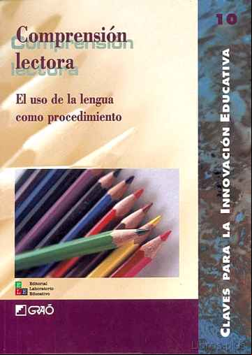 Descargar ebook COMPRENSION LECTORA: EL USO DE LA LENGUA COMO PROCEDIMIENTO