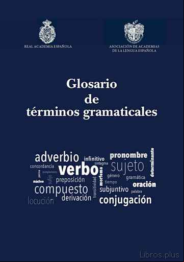 Descargar ebook GLOSARIO DE TERMINOS GRAMATICALES