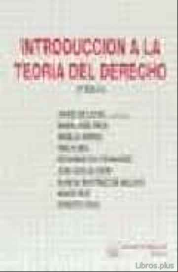 Descargar ebook INTRODUCCION A LA TEORIA DEL DERECHO (3ª ED.)