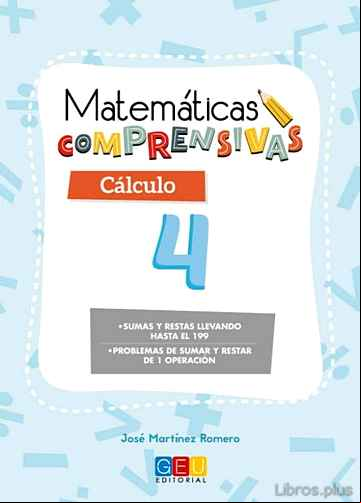 Descargar gratis ebook MATEMATICAS COMPRENSIVAS CALCULO 4 en epub