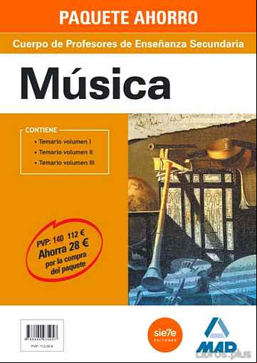 Descargar gratis ebook PAQUETE AHORRO MÚSICA CUERPO DE PROFESORES DE ENSEÑANZA SECUNDARIA en epub