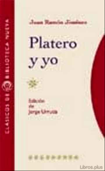 Descargar gratis ebook PLATERO Y YO en epub
