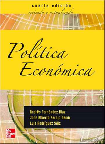 Descargar gratis ebook POLITICA ECONOMICA (4ª ED. REV. Y ACT.) en epub