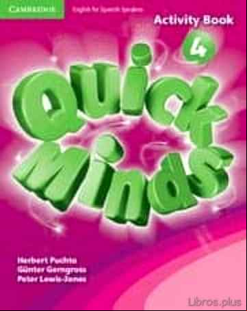Descargar ebook QUICK MINDS LEVEL 4 ACTIVITY BOOK WITH DVD-ROM SPANISH EDITION