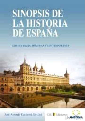 Descargar ebook SINOPSIS DE LA HISTORIA DE ESPAÑA en epub